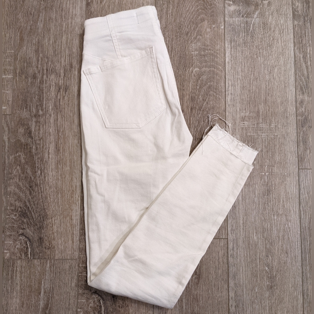 Free People, White Jeans, Size 25